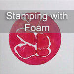 Stamping with foam