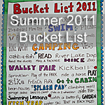 Summer 2011 Bucket List