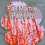 Fall Marble Painting