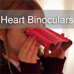 Heart Shaped Binoculars