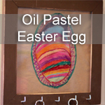 Oil Pastel Easter Egg