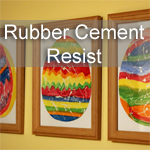 Rubber Cement Resist