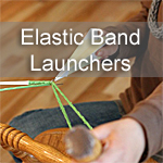 Elastic-band Launchers