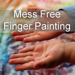 Mess Free Finger Painting