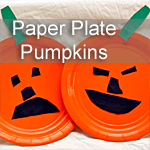 Paper Plate Pumpkins
