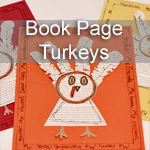 Book Page Turkeys