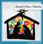 Stained Glass Nativity