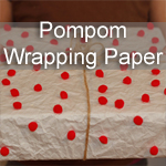 Pompom Wrapping Paper
