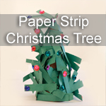 Paper Strip Christmas Tree