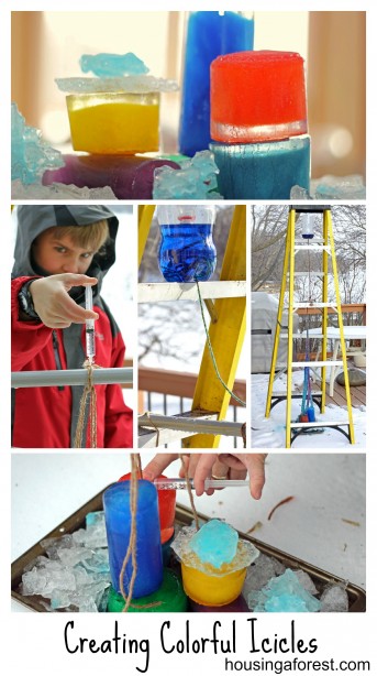 Creating Colorful Icicles ~ Housing A Forest