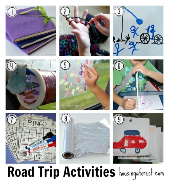Road Trip Activities great for kids