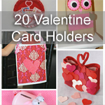 20 Valentines Card Holders