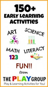 Early Learning activities for kids from the PLAY group