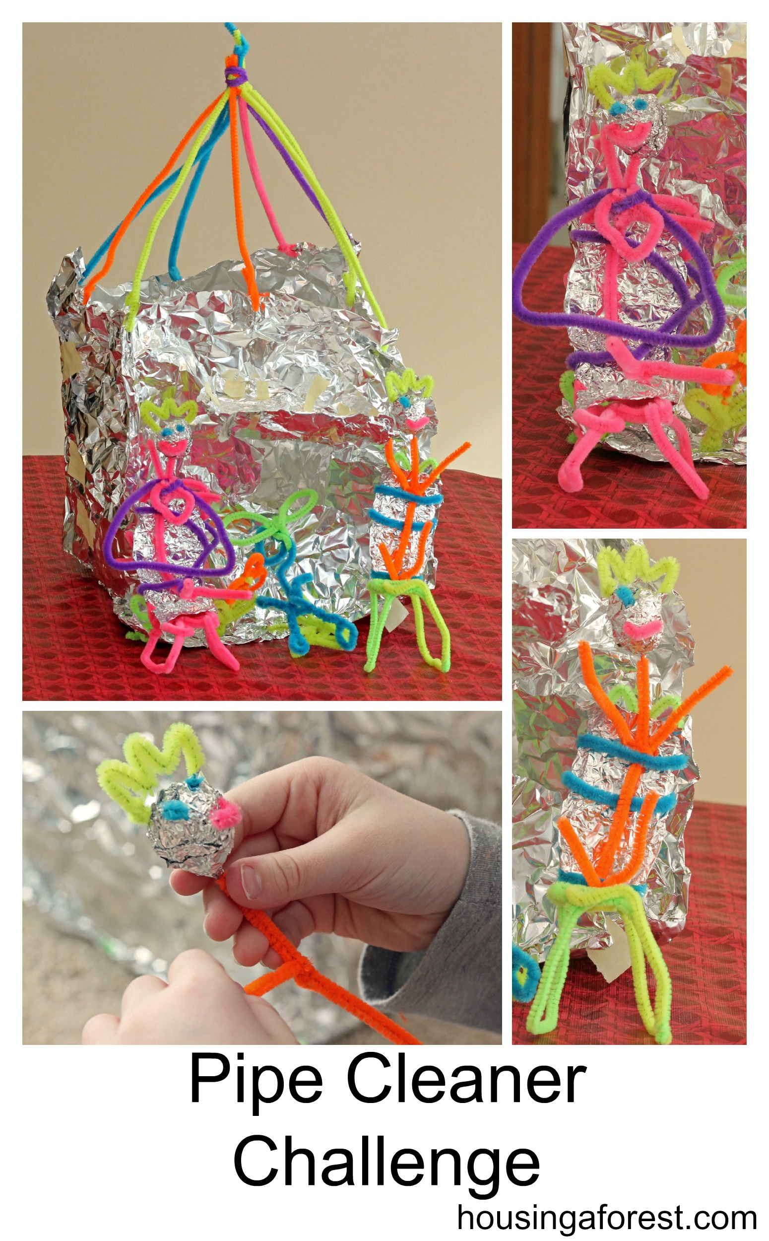 Pipe Cleaner Challenge – Housing a Forest