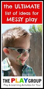 The Ultimate List of Idea for Messy Play from The PLAY Group