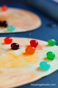 Painting with Jelly Beans