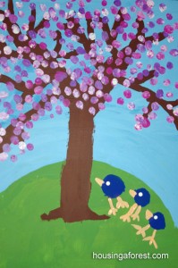 Spring Tree Painting