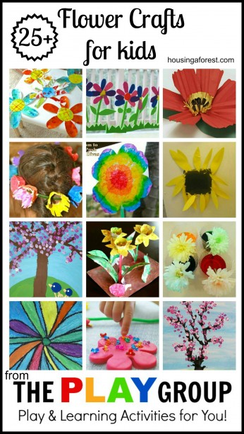 25+ Flower Crafts for kids