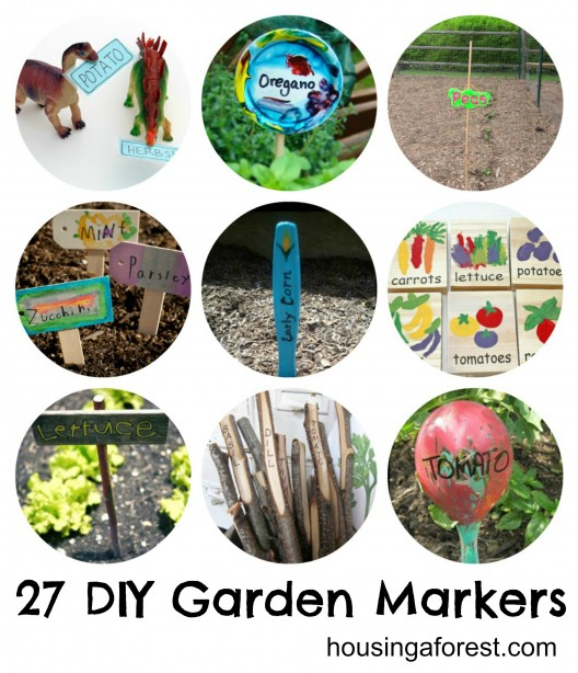 27 DIY Garden Markers