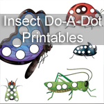 Insect Do-A-Dot Printables
