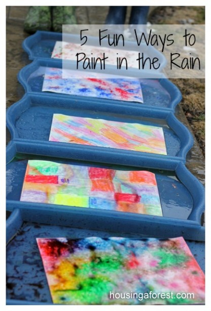 5 Fun Ways to Paint in the Rain