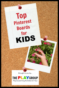 Top Pinterest boards for KIDS ~ My favorite kid pinners all in one easy place!  Each of the boards are packed full of the best activities to play and learn right along with your kids! Follow along so you don't miss any of the fun.