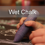 Wet Chalk Drawings