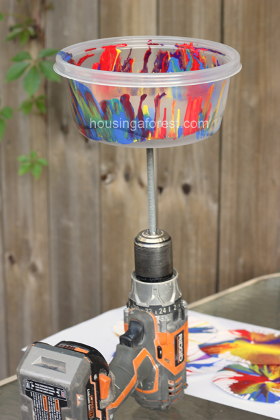 DIY Spin Art Machine
