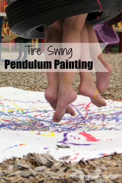 Tire Swing Pendulum Painting