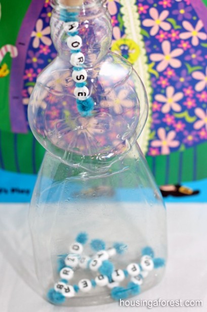 There Was an Old Lady Who Swallowed a Fly ~ fun learning activity. Fine motor, sequencing, early reading and spelling all rolled into one!