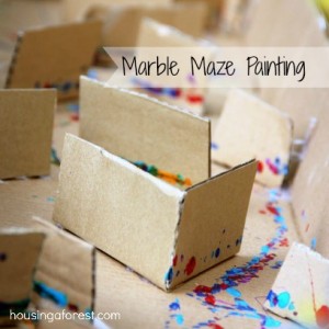 Marble Maze Painting 