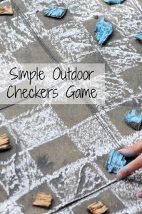 Simple Outdoor Checkers Game