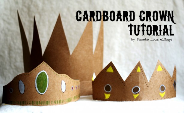 Simple DIY Crown ~ Cardboard Crown Tutorial