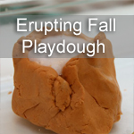 Erupting Fall Playdough