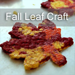 Fall leaf Craft for Kids