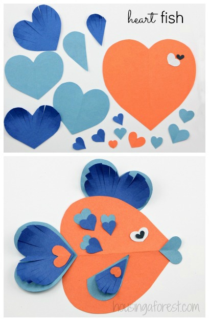 heart fish craft