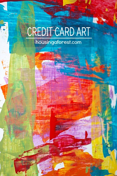 Credit Card Art ~ beautiful process art