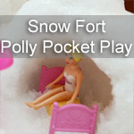 Polly Pocket Snow Fort Play