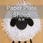 Paper Plate Sheep Craft