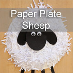 Paper Plate Sheep Craft