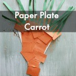Paper Plate Carrot