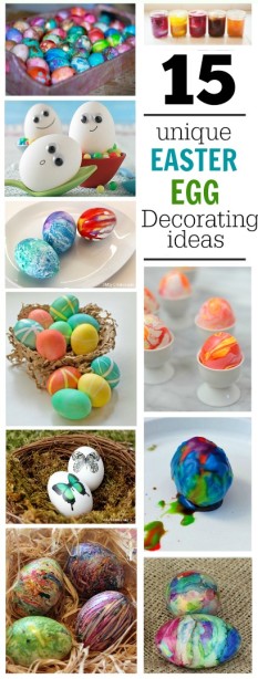 15 Unique Easter Egg Decorating Ideas your kids will love