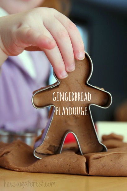 Homemade Gingerbread Play Dough Recipe - Housing a Forest