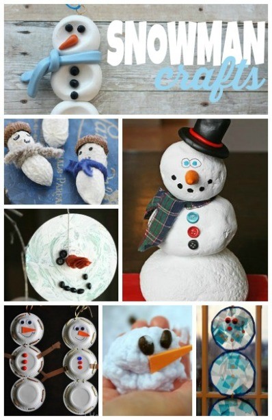 Snowman Crafts for Kids – Housing a Forest