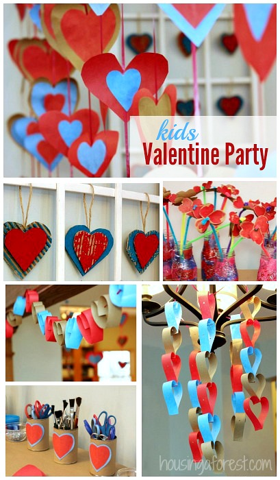 Valentines Party for kids ~ Lots of fun ideas!