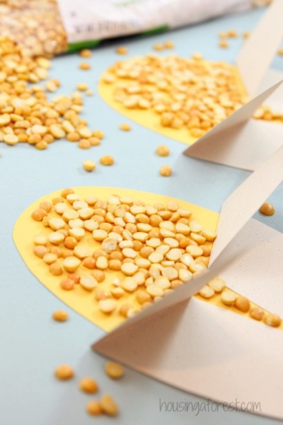 Corn Craft ~ Fall Crafts for Preschoolers 