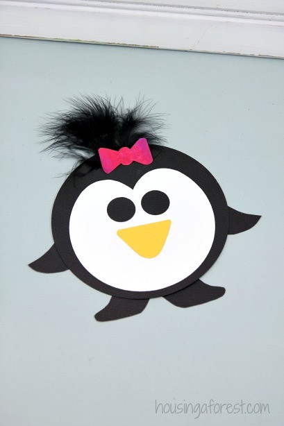 Easy Penguin Craft for kids ~ Printable PDF