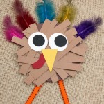 Paper Strip Turkey Craft