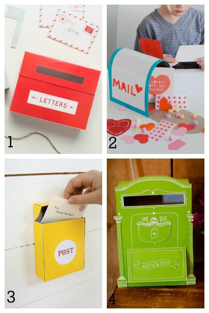 Ideas out of the mist: How to make a post box / letter box (model) for kids  school project